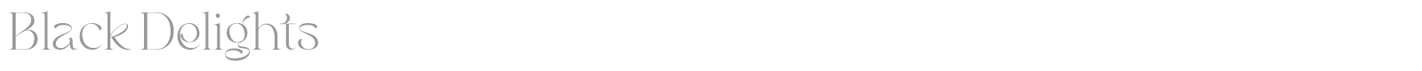 Black Delights font preview